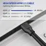 8K HDMI 2.1 Cable 10FT/3M, Dorset HDMI 48Gbps Ultra HD Support High Speed HDMI Cord, 4K120 8K60 144Hz eARC HDR HDCP 2.2 2.3 Compatible with Roku Sony LG Samsung TCL Xbox Series X RTX 3080 3090 PS4 PS5