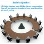 USB Speakerphone Microphone for 8-10 People Business Conference,360° Omnidirectional Microphone for VoIP Calls/Skype/Meeting/Recording/Chatting,Plug & Play Compatible with Windows/Mac OS X