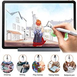 Stylus for Touch Screens - Penyeah DIY [4-in-1] High Sensitivity and Precision Disc Stylus Pen, Universal for iPad, iPhone, Tablets All Capacitive Touch Screens with 4 Replacement Tips - White