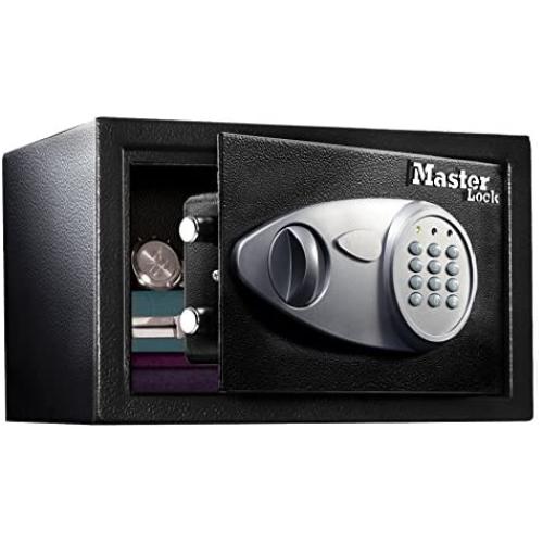 Master Lock X055ML Security Medium Digital Combination for Laptop, Jewelry, Electronics Safe and More, Small_16_L, Black