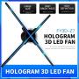 Faryuan 3D Hologram Fan Advertising Display Best for Business,Store,Shop,Holiday 51CM with Wi-Fi Hi-Resolution 1600x576 PX Holographic LED Video Projector
