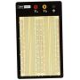 JAMECO VALUEPRO - WBU-204-R Jameco Valuepro 1660-Point Solderless Breadboard 6.5''L x 4.3''W, 0.1'' spread, Ideal for Prototyping and Classroom Projects - 20774