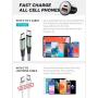 USB C Car Charger Super Mini AINOPE All Metal 36W Fast USB Car Charger PD&QC 3.0 Dual Port Car Adapter Compatible with iPhone 12/12 Pro/Max/12 Mini/iPhone 11/Pro/Max/XR/XS/Max/8/8P, Note 10/S10/S9