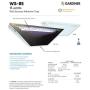 Gardner WS-85 Wall Sconce Fly Light Trap - Hides Captured Flies, Mosquitoes, Other Insects – Shatterproof UV Lamp –Homes, Kitchens, Restaurants, and Other Work Spaces - Black