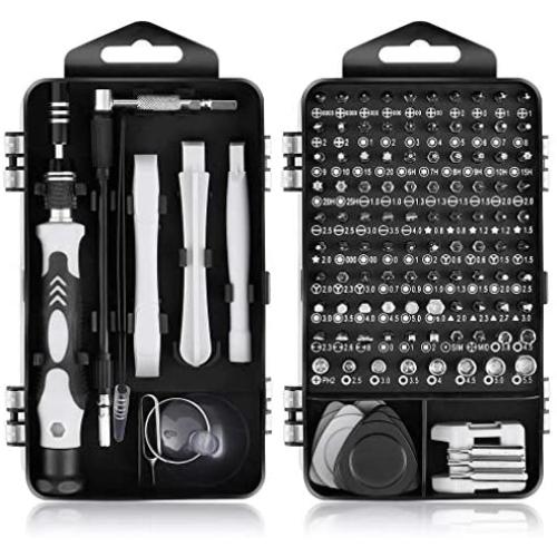 Dyeek 122 in 1 Mini Precision Screwdriver Set Multi-Funtion Magnetic Screwdriver Bit Set Repair Tool for Mobile Phone, Laptop, Computer, Digital Camera
