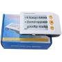 WeniChen 3.5 Inch Electronic Portable Video Aids Digital Magnifier Handheld Low Vision Reading Magnifier for Students, The Elderly in Reading, Newspapers, 2X-25X Zoom, AV/TV Output (White)