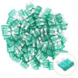 KUFUNG 100PCS 30Amp Car Fuses, Standard Automotive Fuses Assortment, Auto Blade Fuse for Car, Truck, Boat, Marine, RV, SUV, Trike, Vehicles Audio Reset System (30A)