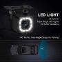 Car Backup Camera, Rear View Camera Ultra HD 12 LED Night Vision,Waterproof Reverse Camera 140° Wide View Angel with Multiple Mount Brackets for Universal Cars,SUV,Trucks,RV and More (HD)