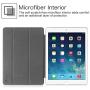 Fintie Case for iPad Mini 3/2 / 1 - Lightweight Smart Slim Shell Translucent Frosted Back Cover Protector Supports Auto Wake/Sleep for iPad Mini 1 / Mini 2 / Mini 3, Shades of Blue
