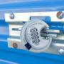 FJM Security SX-790 4-Dial Combination Disc Padlock, Chrome - 10 Pack
