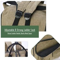 Laptop Backpack for Women Men 15.6 Inch Casual Daypack Water Resistant Travel Backpacks School Business Bag Rucksack (Army Green)