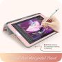 i-Blason Cosmo Case for New iPad 8th/7th Generation, iPad 10.2 2020 2019 Case, Full-Body Trifold with Built-in Screen Protector Protective Smart Cover with Auto Sleep/Wake & Pencil Holder (Marble)