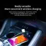 Kucok Car Wireless Charger Mount fit for Mazda3 2020,Output of 10W QC 3.0 Fast Charging Compatible with iPhone,Samsung,USB Port 36W Wireless Charging Devices