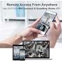 【Audio】 Anpviz 16CH 4K PoE IP Security Camera System 4TB HDD,16CH 4K H.265+ NVR with 16pcs 8MP Outdoor Indoor IP PoE Cameras, 100ft IR, 2.8mm Video Surveillance System for Home and Business, IVMS4200