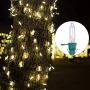 Ruisita Mini Christmas 2.5 Volt Replacement Light Bulbs with Base, 170 Ma, 0.42 Watt for Christmas Trees Decorative Light (60, Clear and Green)