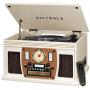Victrola 8-in-1 Bluetooth Record Player & Multimedia Center, Built-in Stereo Speakers - Turntable, Wireless Music Streaming | Oak
