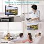 HDMI Splitter 1 in 2 Out - Techole 4K Aluminum Ver1.4 HDCP, Powered HDMI Splitter Supports 3D 4K@30HZ Full HD1080P for Xbox PS4 PS3 Fire Stick Roku Blu-Ray Player Apple TV HDTV