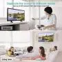 HDMI Splitter 1 in 2 Out - Techole 4K Aluminum Ver1.4 HDCP, Powered HDMI Splitter Supports 3D 4K@30HZ Full HD1080P for Xbox PS4 PS3 Fire Stick Roku Blu-Ray Player Apple TV HDTV