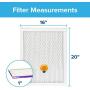 Filtrete 16x20x1, Smart Replenishable AC Furnace Air Filter, MPR 1500, Allergen, Bacteria & Virus, 2-Pack (exact dimensions 15.72 x 19.72 x 1.1)