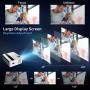 LCD Movie Projector, SAMMIX 5000 Lux 1080P and 200'' Screen Supported Video Projector for Home Theater, Compatible with TV Stick, Laptop, PS4, HDMI, VGA, TF, AV and USB (White) LCD Movie Projector, SAMMIX 5000 Lux 1080P and 200'' Screen Supported Video Projector for Home Theater, Compatible with TV Stick, Laptop, PS4, HDMI, VGA, TF, AV and USB (White)