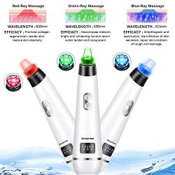 Blackhead Remover, Pore Vacuum Electric Blackhead Vacuum Extractor Clean Tool - Comedo Pore Beauty Device with 6 Probes for Blackhead Remover Vacuum Suction Cleanser Microdermabrasion Pimple Extractor