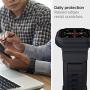 Spigen Rugged Armor Pro Designed for Apple Watch Band with Case for 44mm Series 6/SE/5/4 - Charcoal Gray