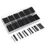 532pcs Heat Shrink Tubing Black innhom Heat Shrink Tube Wire Shrink Wrap UL Approved Ratio 2:1 Electrical Cable Wire Kit Set Long Lasting Insulation Protection, Safe and Easy, Eco-Friendly Material
