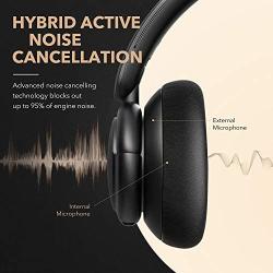 Soundcore by Anker Life Q30 Hybrid Active Noise Cancelling Headphones with Multiple Modes, Hi-Res Sound, Custom EQ via App, 40H Playtime, Comfortable Fit, Bluetooth Headphones, Connect to 2 Devices