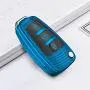 ELOHEI for Audi Key Fob Cover Case,Premium Soft TPU Stripes 360 Degree Full Protection Key Shell Key Case Cover Compatible with Audi A1 A3 Q3 Q7 R8 A6L TT (Blue) ELOHEI for Audi Key Fob Cover Case,Premium Soft TPU Stripes 360 Degree Full Protection Key Shell Key Case Cover Compatible with Audi A1 A3 Q3 Q7 R8 A6L TT (Blue)