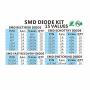Chanzon SMD Fast Switching/Schottky/Rectifier Diode Assorted Kit (15 Values Total 150pcs: M1 M4 M7 S1M S2M S3M SS14 SS16 SS24 SS26 SS34 SS36 RS1M US1M LL4148) Electronic Component Assortment Set Chanzon SMD Fast Switching/Schottky/Rectifier Diode Assorted Kit (15 Values Total 150pcs: M1 M4 M7 S1M S2M S3M SS14 SS16 SS24 SS26 SS34 SS36 RS1M US1M LL4148) Electronic Component Assortment Set