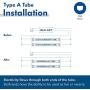 Hyperikon 8 Foot LED Tube, T8 T10 T12 75 Watt Replacement (36W), Ballast Bypass, Clear Lens, UL, Bright White, 12 Pack