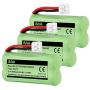iMah BT184342/BT284342 Cordless Phone Battery Pack Compatible with Vtech AT&T BT18433/BT28433 BT1011 BT1018 BT1022 BT1031 CS6219 CS6229 DS6151 Motorola L602 L701 Handset, Pack of 3