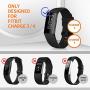poshei 4 Packs Bands Compatible with Fitbit Charge 4 / Fitbit Charge 3 / Fitbit Charge 3 SE for Women and Men, Classic Replacement Wristband, Soft Silicon Waterproof Quick Release Sports Strap