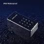 Populife Keybox，IP65 Bluetooth Smart Key Lock Box Replaceable Password for Home, Hotel, School, Office