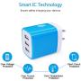 USB Wall Charger, Hootek 2Pack Wall Plug 3.1A 3-Multi Port USB Charger Adapter Charging Block Cube Brick Compatible iPhone 11 Pro/XR/XS/X/8/7 Plus, iPad, Samsung S20 FE S10 S9 S8+ A80 A71 Note20 Ultra
