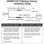Eonon 2021 Vehicle Backup Camera Milion 420,000 Pixels Wide Angle 170° Waterproof Rearview Back Up Camera-A0119 for GA9350,GA9350B,GA9351,GA9349,GA9363,GA9353,GA9365,GA9480A,GA9449,GA9450,GA9450B