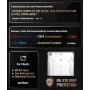 Poetic Revolution Series Case Designed for iPad 10.2 7th Generation 2019 / 8th Generation 2020 Case, Full-Body Rugged Shockproof Protective Cover with Kickstand and Built-in-Screen Protector, White