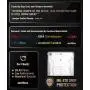 Poetic Revolution Series Case Designed for iPad 10.2 7th Generation 2019 / 8th Generation 2020 Case, Full-Body Rugged Shockproof Protective Cover with Kickstand and Built-in-Screen Protector, White
