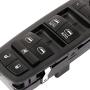 Power Window Switch Front Left Fits for 12-15 CHRYSLER DODGE Minivan RAM 4-Door Pickup 10-Button AUTO Up/down on Two Front Window Green Background Light Replaces OEM 68110866AA 68110866AB 71056