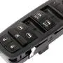 Power Window Switch Front Left Fits for 12-15 CHRYSLER DODGE Minivan RAM 4-Door Pickup 10-Button AUTO Up/down on Two Front Window Green Background Light Replaces OEM 68110866AA 68110866AB 71056