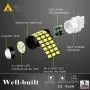 Alla Lighting 3157 LED Bulbs Super Bright 3156 3056 3057 4157 3457 4057 LED Brake Stop, Back-up Reverse, Turn Signal Lights, DRL, Taillights, 6K Xenon White