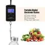40KG Portable Digital Handy Scale, Electronic Hanging Luggage Scale Weight Measuring Tool