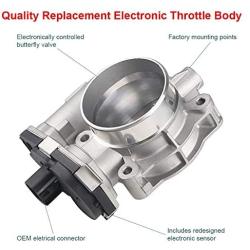 WMPHE Compatible with Electronic Throttle Body Assembly Buick Allure,Chevy Equinox,GMC Acadia,Saturn Outlook Throttle Actuator Replace OE# 217-3104 12616995 Fuel Injection Throttle Body