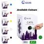 CAT6 Plenum Cable 1000ft (CMP) | Easy to Pull Fluke Tested Plenum Rated Wire | 23AWG Solid 550MHz, 4Pair 10Gigabit UTP Internet Cable, Available in Multi Colors (Green)