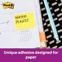Post-it Greener Notes, 1.5x2 in, 12 Pads, Americas #1 Favorite Sticky Notes,Canary Yellow, Clean Removal, 100% Recycled Material (653 RP)