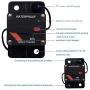 ANJOSHI 30 Amp Circuit Breaker 20A-300A with Manual Reset Waterproof Inline Fuse Inverter for Marine Trolling Motors Boat ATV Manual Power 12V-48VDC