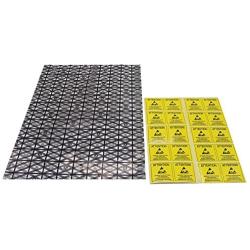 HRX Package 20pcs Large Premium Anti Static Bags with Antistatic Sticker, 12 X 15.8 inches Open Top ESD Shielding Anti-Static Bag for Motherboard SSD HDD Laptop Electronic Components