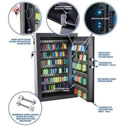 Viking Security Safe VS-144KS Digital Key Cabinet Digital Key Safe with Lockable Drop Slot 144 Key Capacity