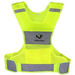 Reflective Vest for Running or Cycling (Women and Men, with Pocket, Gear for Jogging, Biking, Motorcycle, Walking)