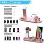 Kertxin Wireless Charger,4 in 1 Charging Station for Apple,Qi Wireless Charging Stand for Apple Watch,iPhone,Airpods,Compatible with iWatch,iPhone 12/11/11 pro Xs X Max XR X 8 8+ Samsung S9 etc